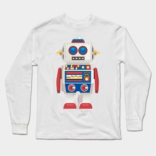 Small Robot Long Sleeve T-Shirt